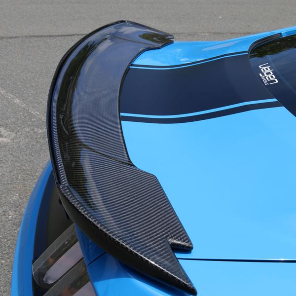 Anderson Composite 2015 - 2022 Mustang Carbon Fiber Track Pack Style Spoiler with Adjustable Wicker Bill - Image 6