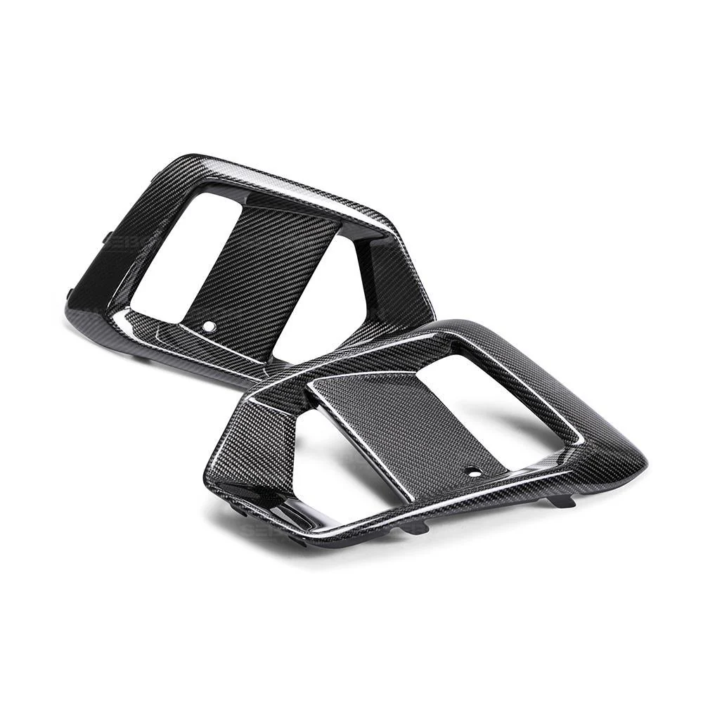 Anderson Composites 2016-18 Ford Focus RS Carbon Fiber Fog Light Surrounds