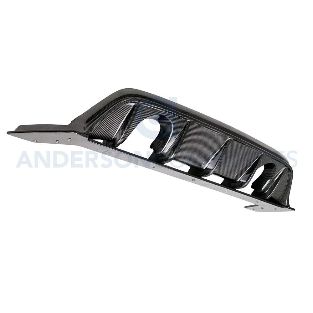 Anderson Composites 2016-18 Ford Focus RS Carbon Fiber Rear Diffuser - Image 2