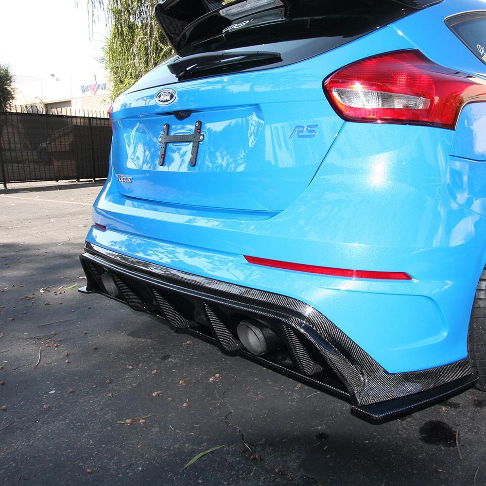 Anderson Composites 2016-18 Ford Focus RS Carbon Fiber Rear Diffuser - Image 3
