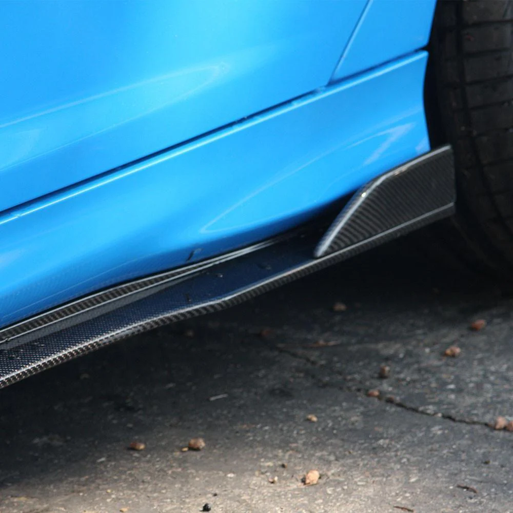 Anderson Composites 2016-18 Ford Focus RS Carbon Fiber Rocker Panels / Side Skirts - Image 4