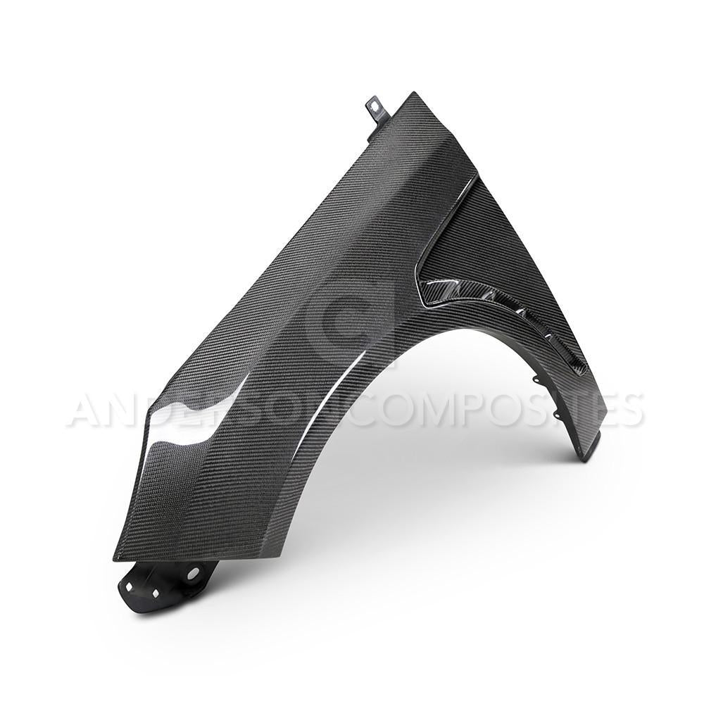 Anderson Composites 2016-18 Ford Focus RS (+ST) Carbon Fiber Front Fenders (pair) - Image 2