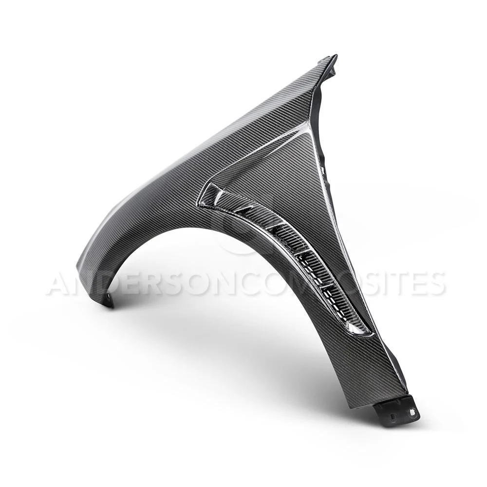 Anderson Composites 2016-18 Ford Focus RS (+ST) Carbon Fiber Front Fenders (pair) - Image 3