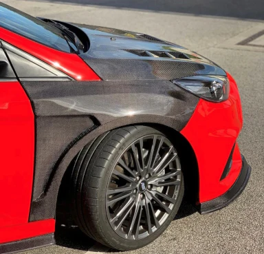 Anderson Composites 2016-18 Ford Focus RS (+ST) Carbon Fiber Front Fenders (pair) - Image 4