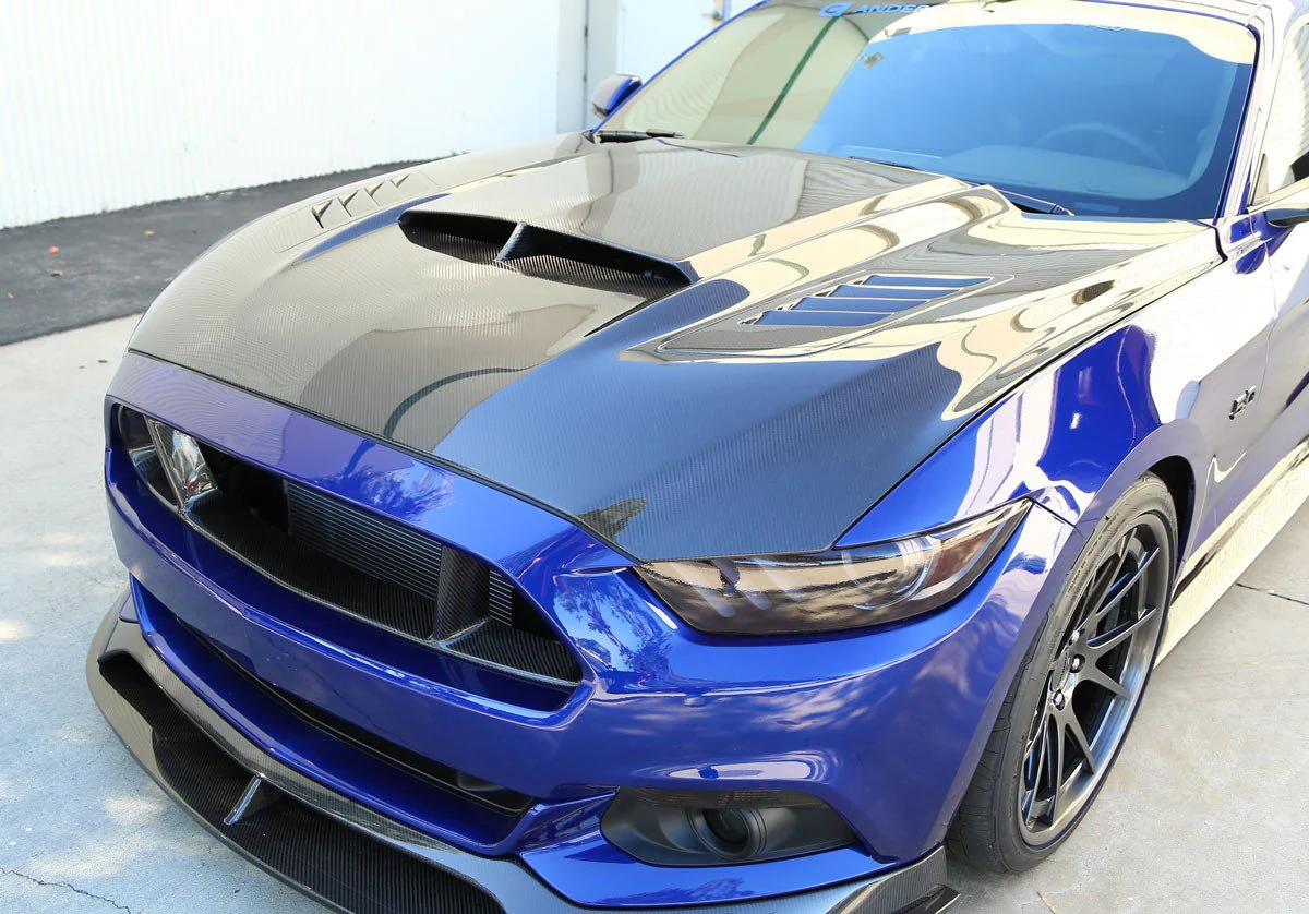 Anderson Composites - Carbon Double Sided Ram Air Hood - Image 4