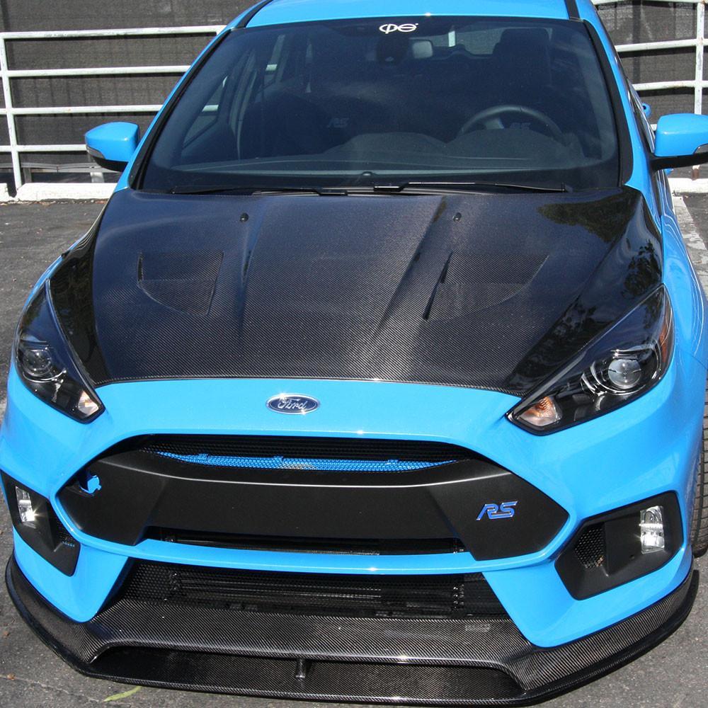 Anderson Composites MK3 Ford Focus Carbon Fiber Type SA Hood 2015-18 - Image 2