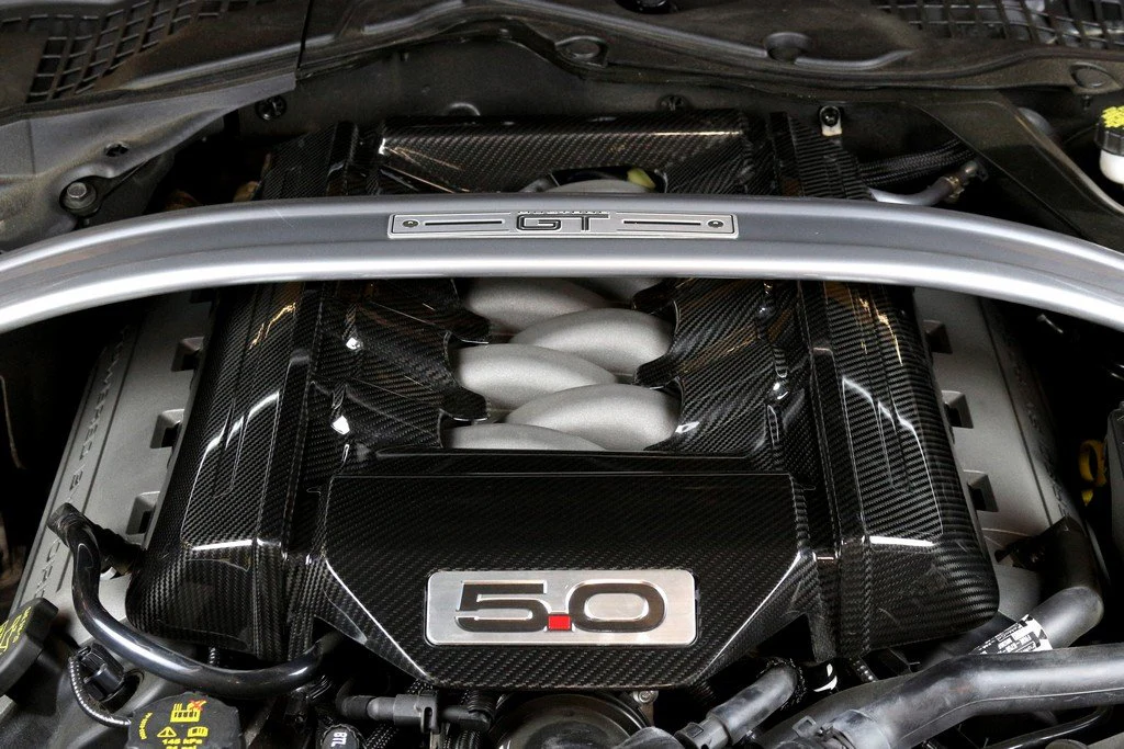 APR Performance S550 Mustang Carbon Engine Cover (2015 - 2017) - Image 2