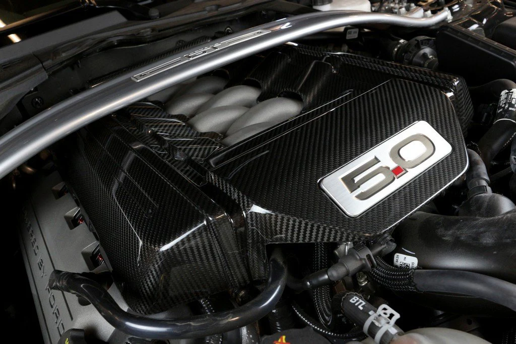 APR Performance S550 Mustang Carbon Engine Cover (2015 - 2017) - Image 3