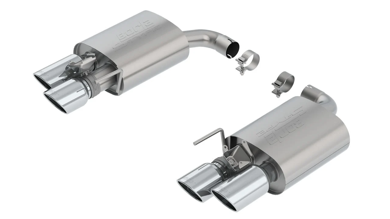Borla Ford Mustang GT Axle-Back Exhaust "S-Type" - Active Valve - 2018-2023