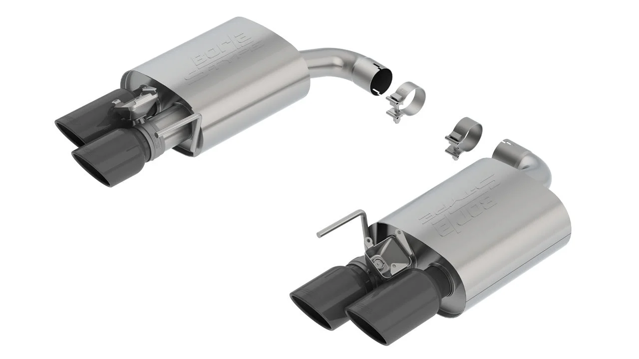 Borla Ford Mustang GT Axle-Back Exhaust "S-Type" - Active Valve - 2018-2023 - Image 2