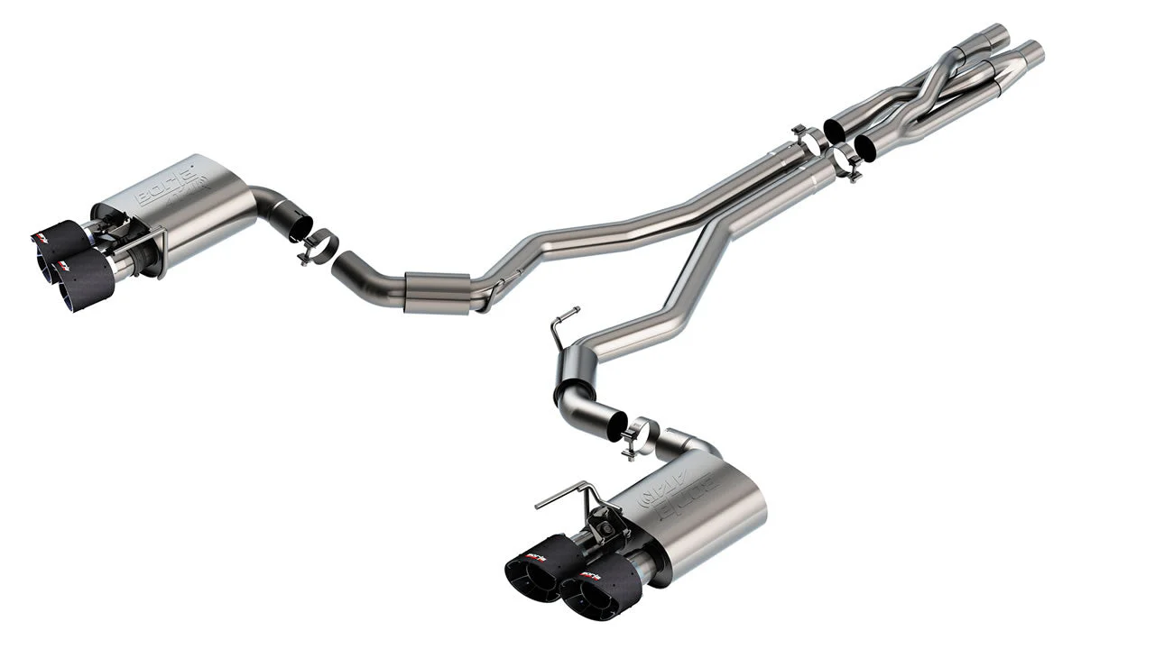 Borla Mustang Mach 1 / Shelby GT500 Cat-Back Exhaust - ATAK 2018-2023 - Image 2