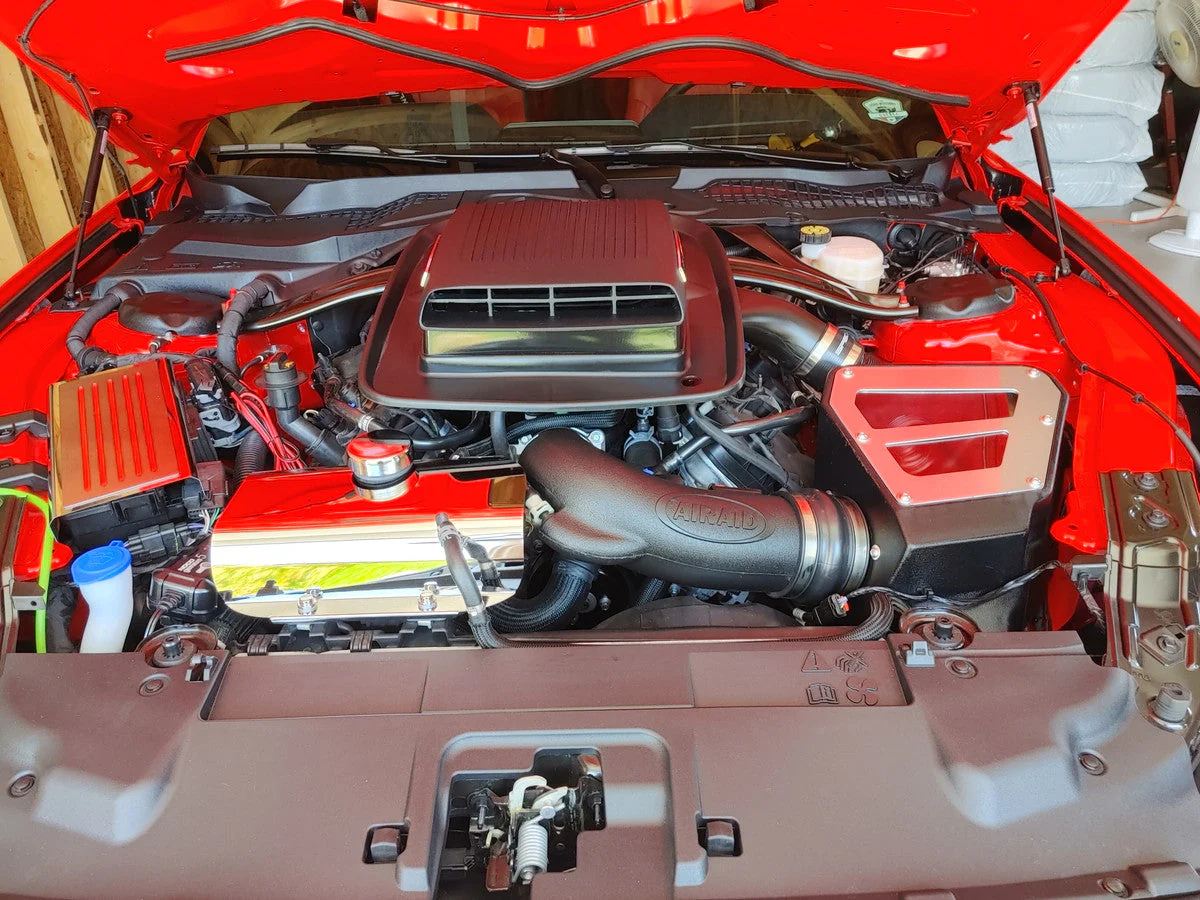 CDC Mustang S550 GT Shaker Hood System - 2018+ - Image 4