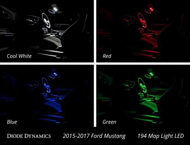 Diode Dynamics S550 Mustang Interior LED Conversion Kit 2018+ - Image 3