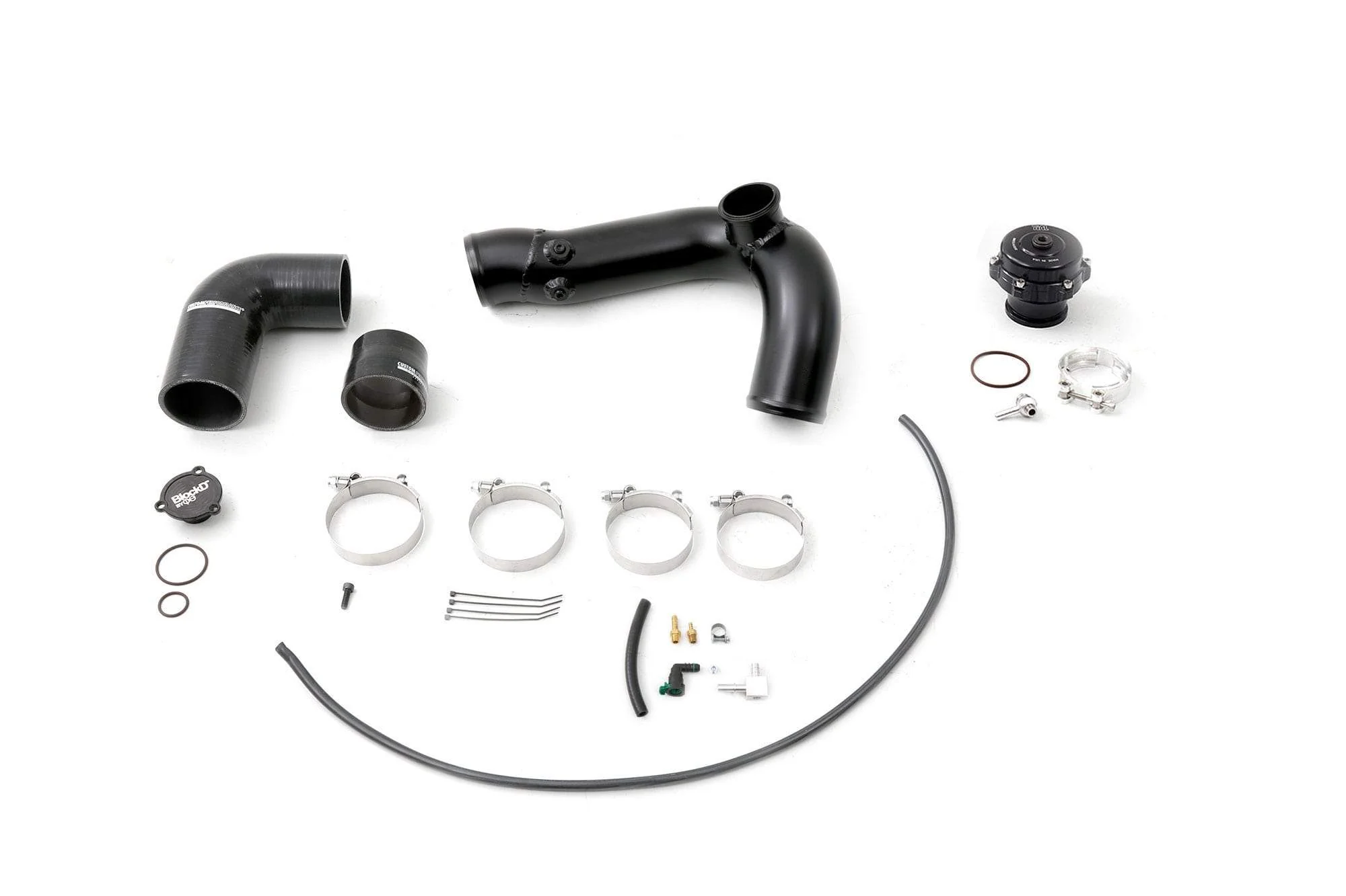 CP-E "Exhale" Ford Focus RS Cold Side Intercooler Hard Pipe with TIAL BOV