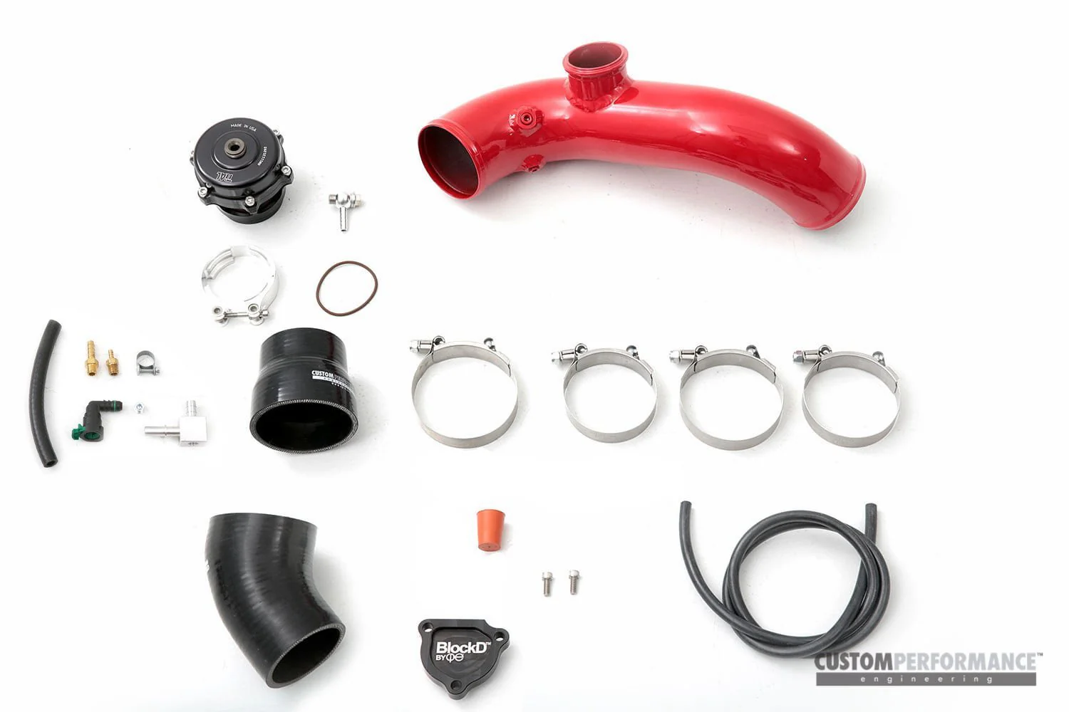 CP-E Mustang Ecoboost "Exhale" Cold-Side Intercooler Hard-Pipe with TIAL BOV Kit