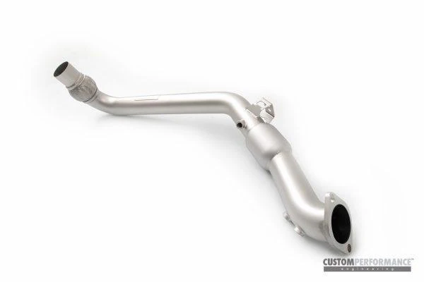 cp-e QKspl Ford Mustang EcoBoost Downpipe (Off Road & Catted) - Image 2