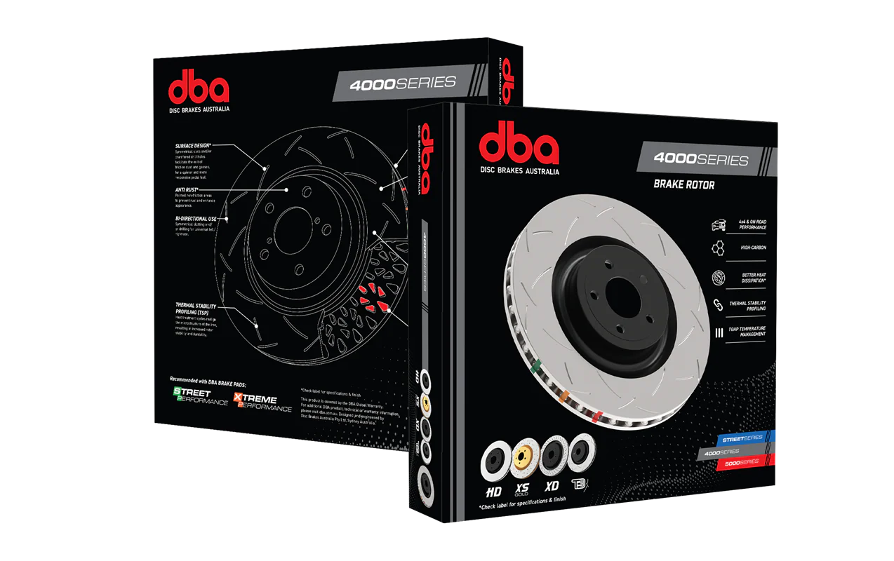 DBA S197 Ford Mustang Slotted Brake Discs - Front 2010-14 GT & 2006-12 GT500 - Image 2