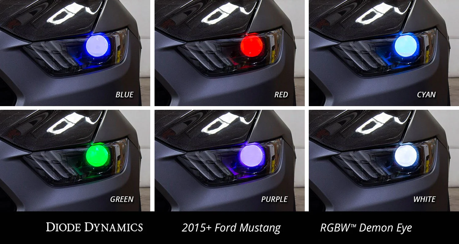 Diode Dynamics S550 Mustang Multi Colour Demon Eye Kit - Image 2