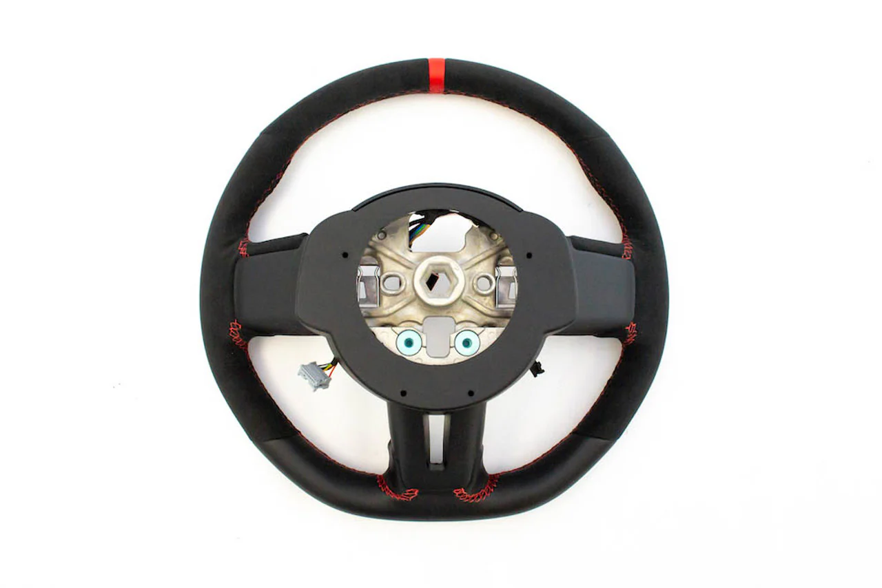 Ford Performance Mustang Alcantara Steering Wheel - Red Sightline (2015-2017) - Image 4