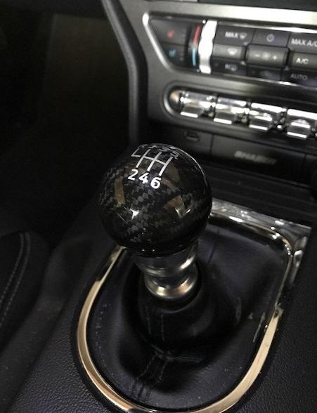 Ford S550 Mustang Carbon 6 Speed Shift Knob - Image 2