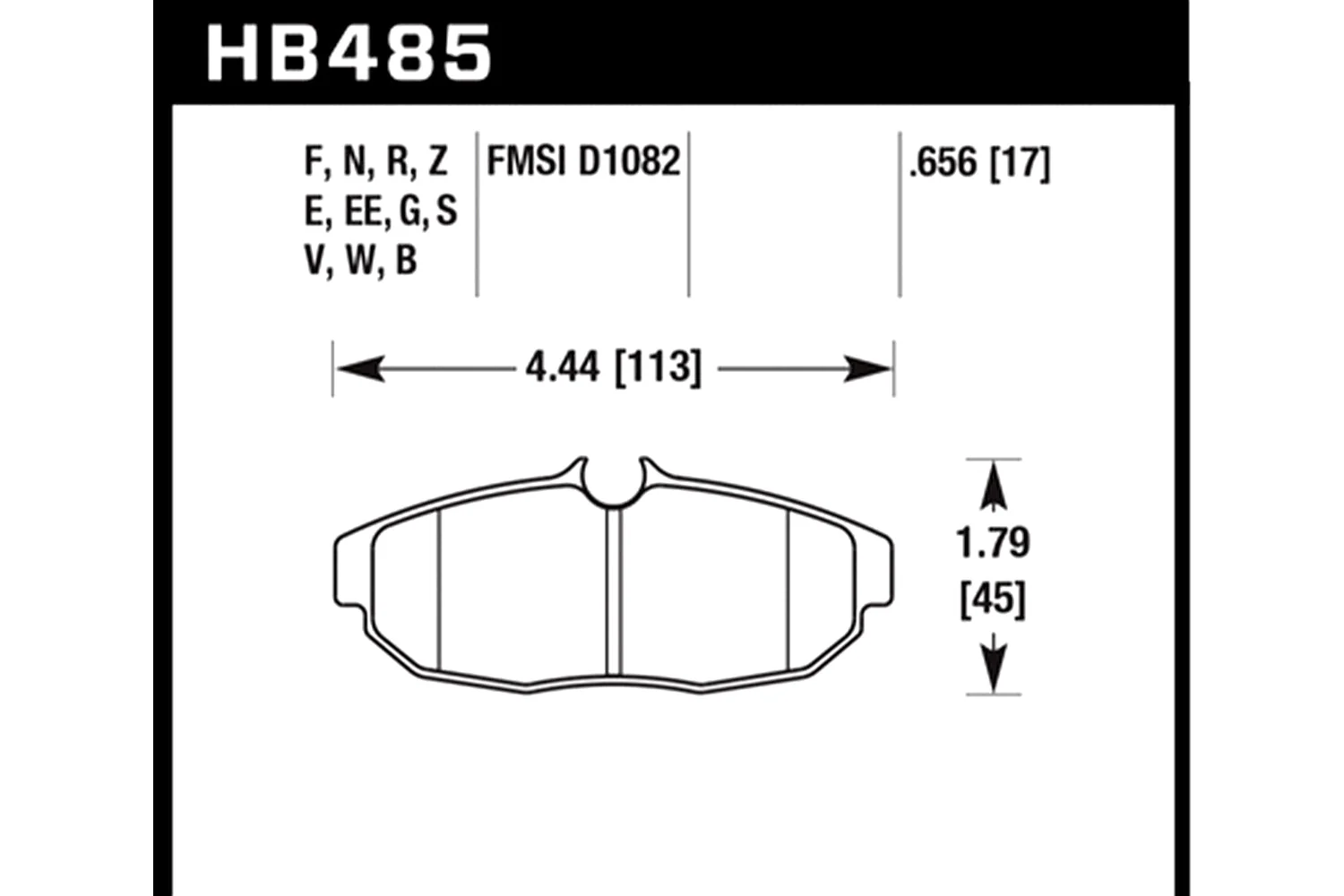 Hawk S197 Mustang V6/GT/BOSS 302/GT500 DTC-60 Rear Brake Pads (2005-2014) - Image 2