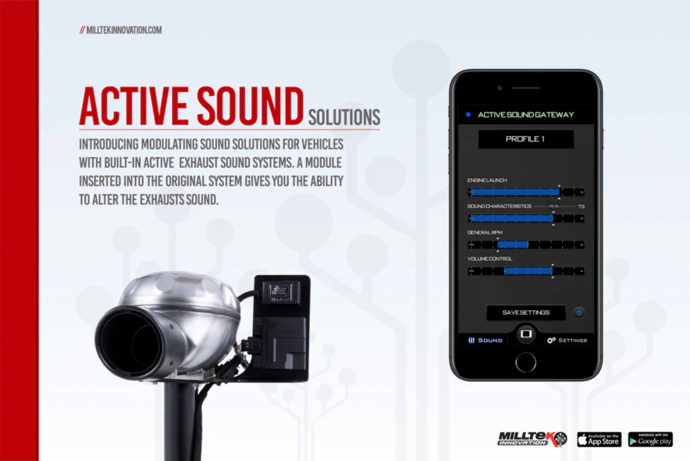 Milltek Active Sound Control for Mustang Mach E SR, EW & GT Models