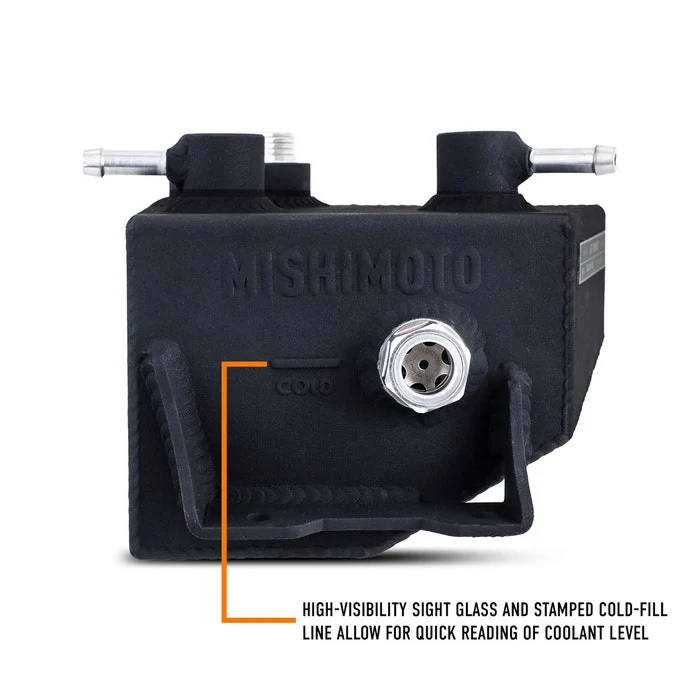 Mishimoto Mustang Aluminium Coolant Expansion Tank - Black 2024-2026+ - Image 2