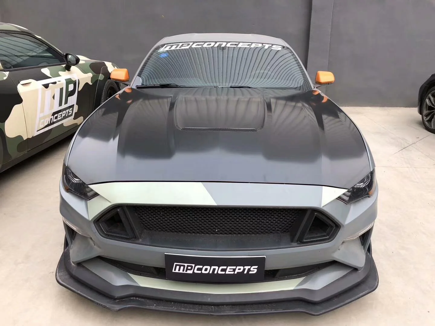 MP Concepts S550 Mustang GT350 Style Aluminium Hood - Image 2
