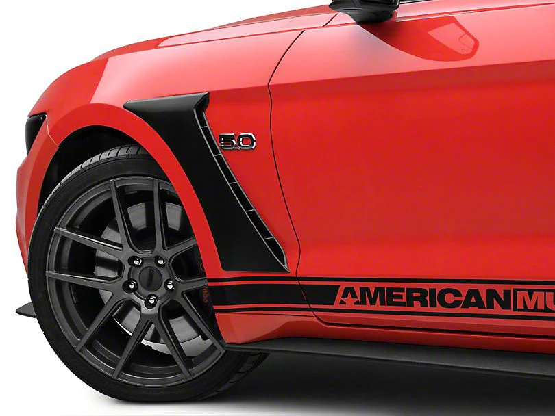 MP Concepts S550 Mustang GT350 Style Front Fender Vents - Image 2