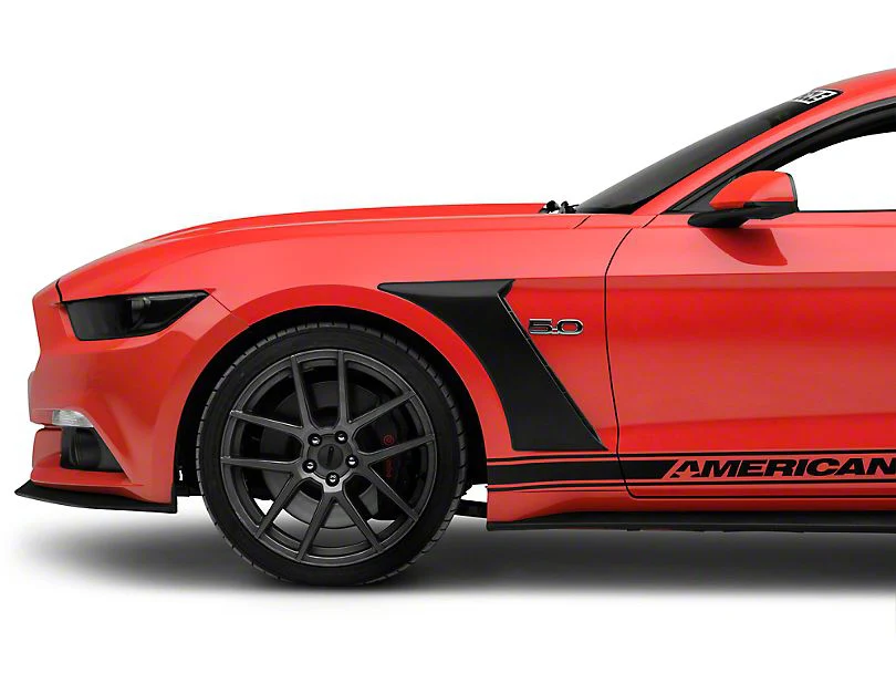 MP Concepts S550 Mustang GT350 Style Front Fender Vents - Image 3