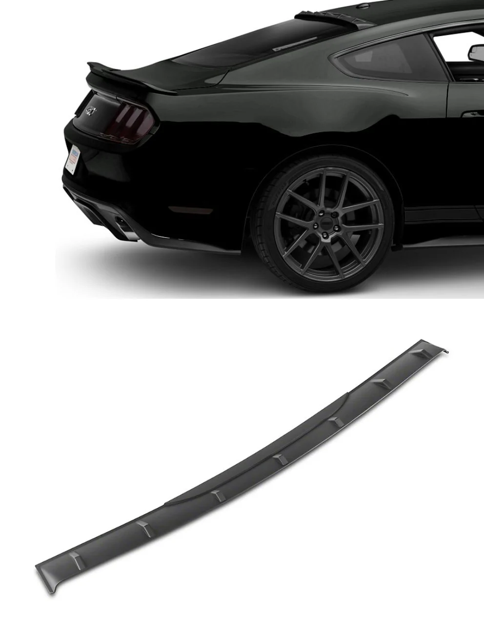 MP Concepts S550 Mustang High Mount Rear Roof Spoiler - Image 4