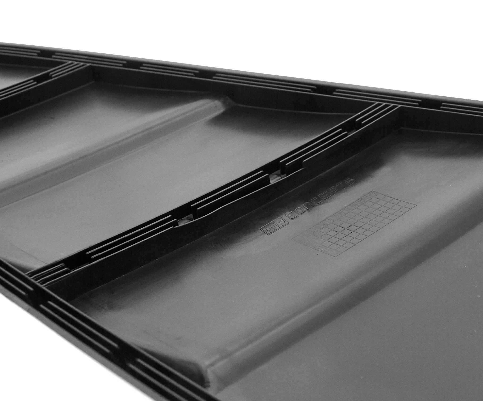 MP Concepts S550 Mustang Slatted Gloss Black Rear Side Window Louvers - Image 4