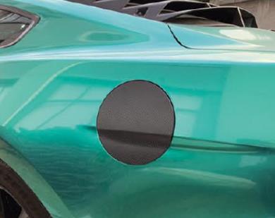 Mustang S550 Fuel Tank Covers - Carbon Style - Image 2