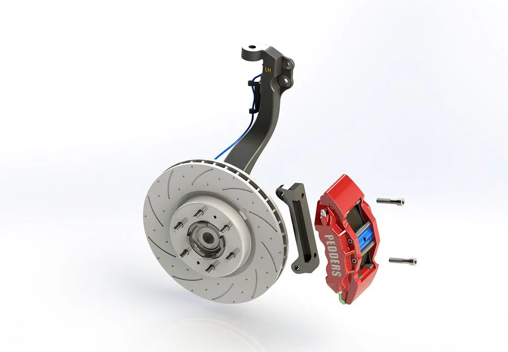 Pedders eXtreme Front Big Brake Kit Ranger 2011-2022 - Image 6