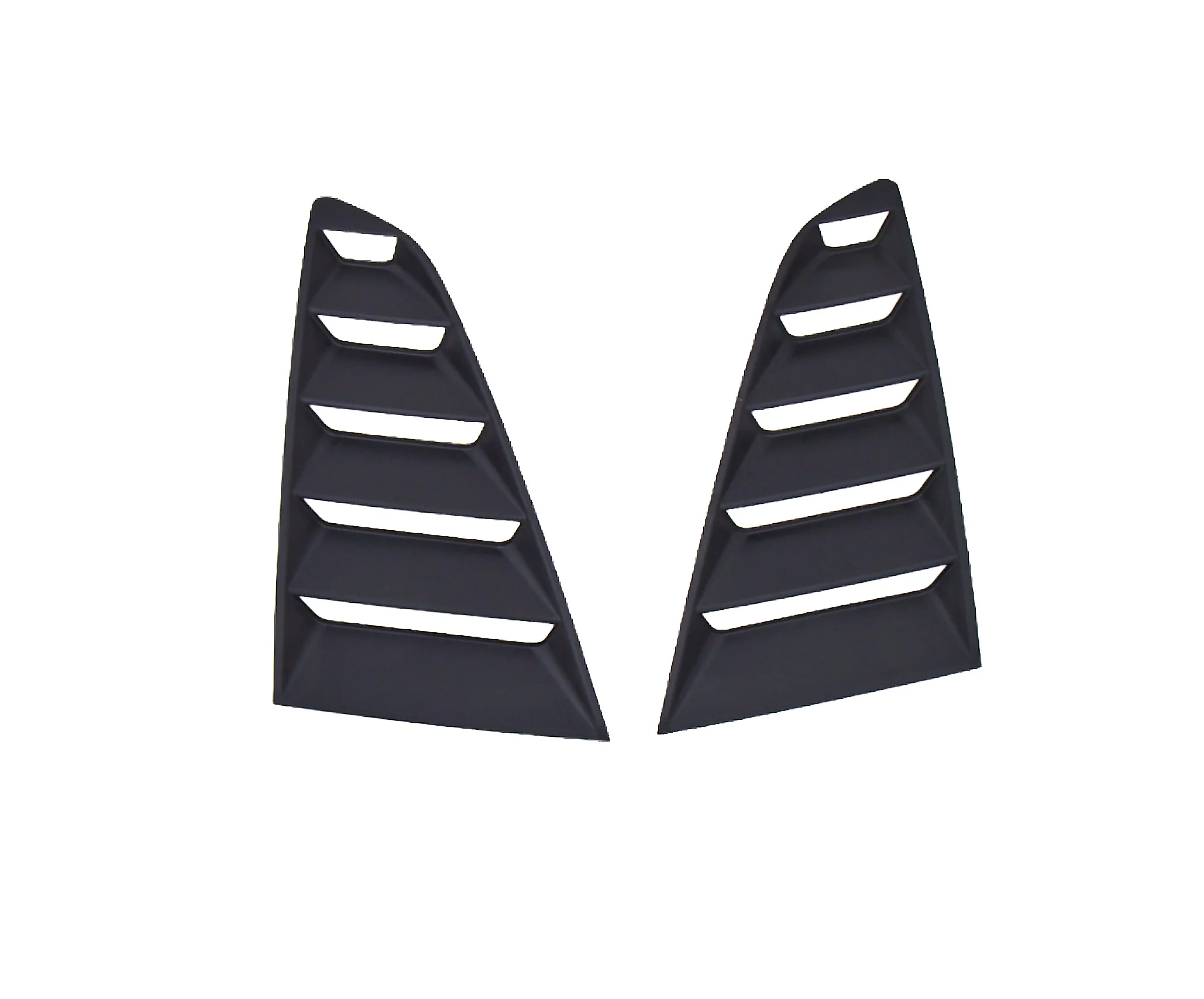 S550 Mustang Rear Quarter Window "Slatted Vented" Style. - Image 3