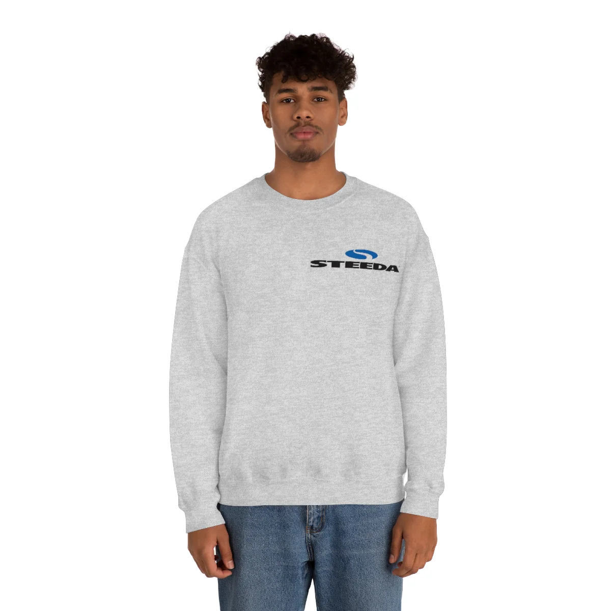 Steeda Logo Crewneck Sweatshirt - 5 Colours - Front / Rear Design - Image 6