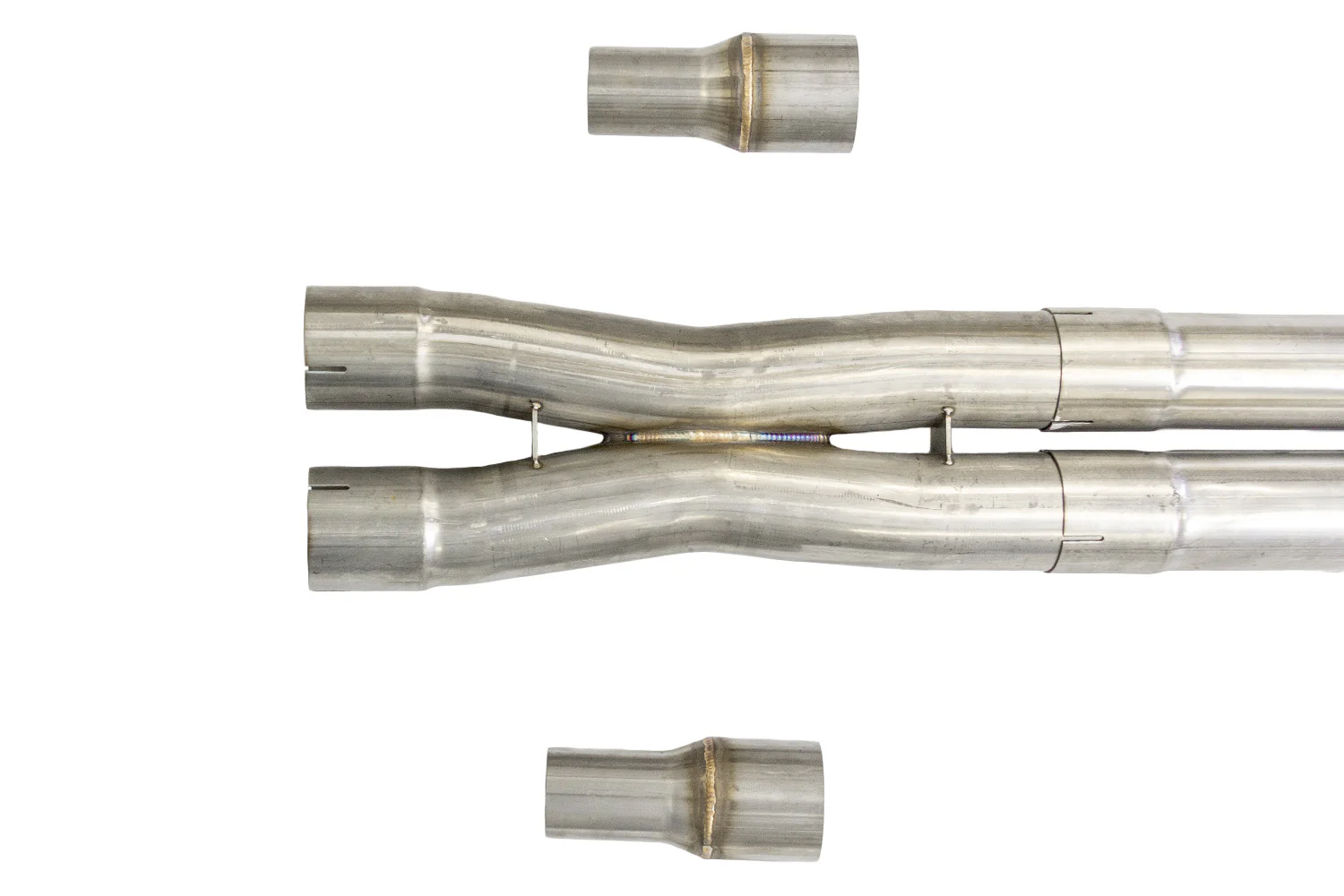 Steeda Mustang GT V8 3" Quad Tip Passive Catback System (2018-2023) - Image 4