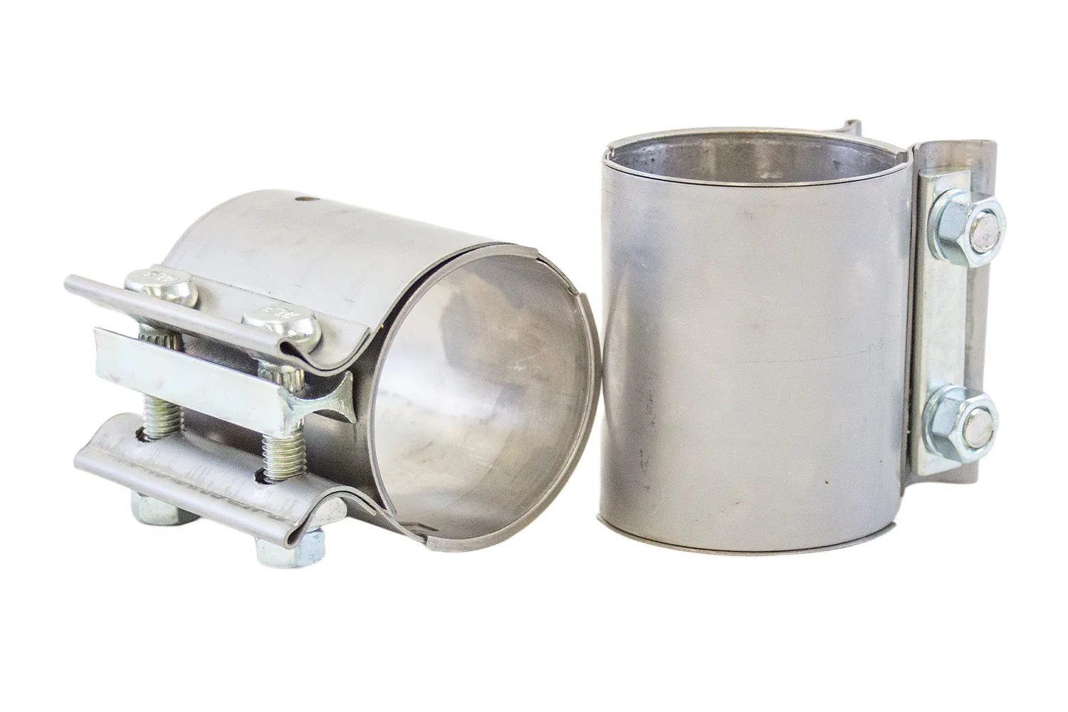 Steeda Premium Heavy Duty Exhaust Coupler Pair - 2.5in / 63mm
