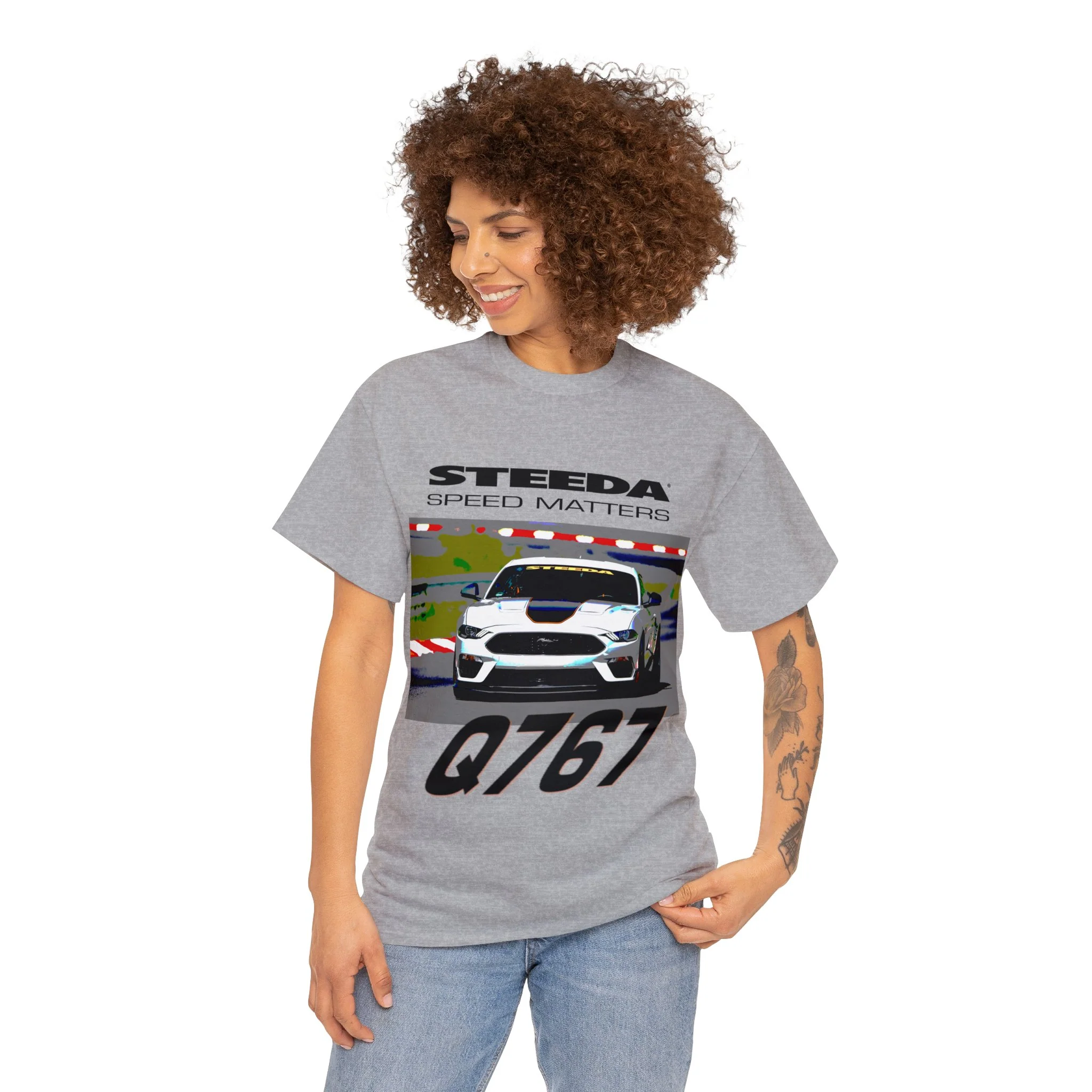 Steeda Q767 Mach 1 T Shirt - Image 4