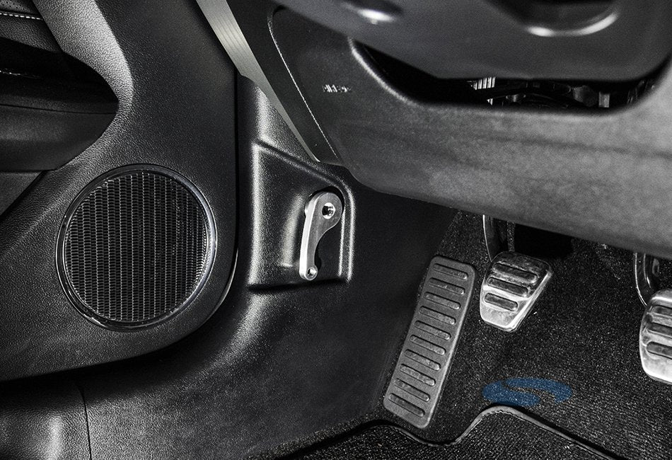 Steeda S550 Mustang Billet Interior Hood Latch - Image 3
