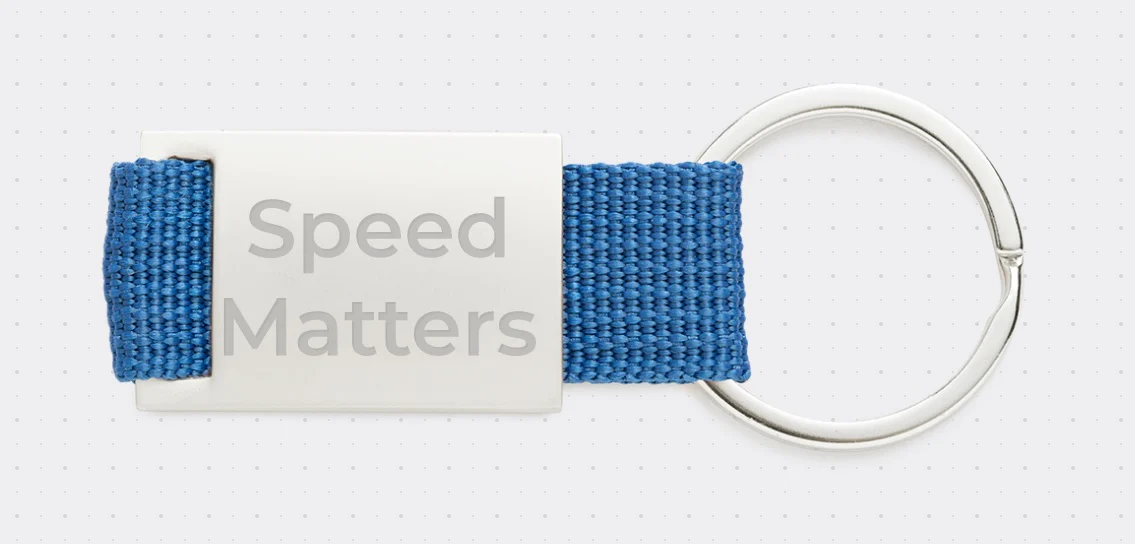Steeda "Speed Matters" Key Ring - Image 2